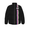 Thistle & Rose Racing Puffer with Stand-up Collar