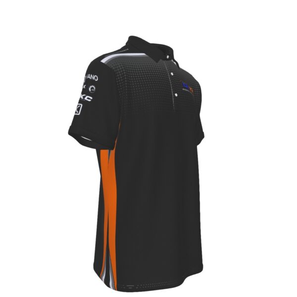 Broderick Leong Racing Button Polo Shirt - Image 2